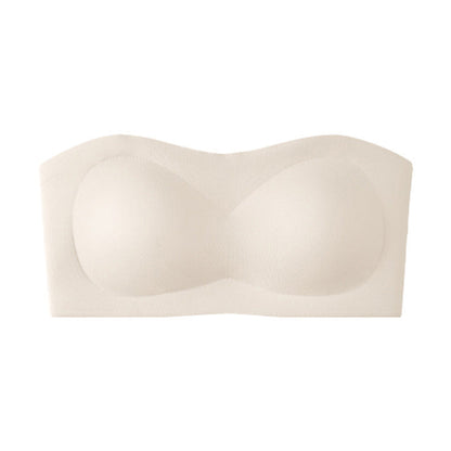 💥Limited Time Offer 50% OFF🥰💞Strapless Push-Up Bra – 360° Non-slip, Wireless & Breathable. 🛡️✨
