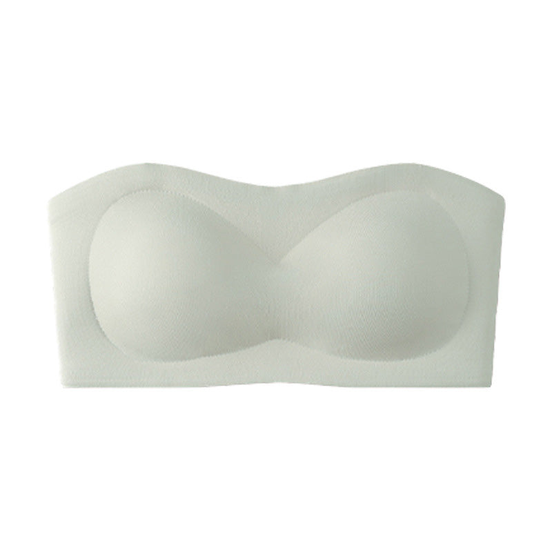 💥Limited Time Offer 50% OFF🥰💞Strapless Push-Up Bra – 360° Non-slip, Wireless & Breathable. 🛡️✨