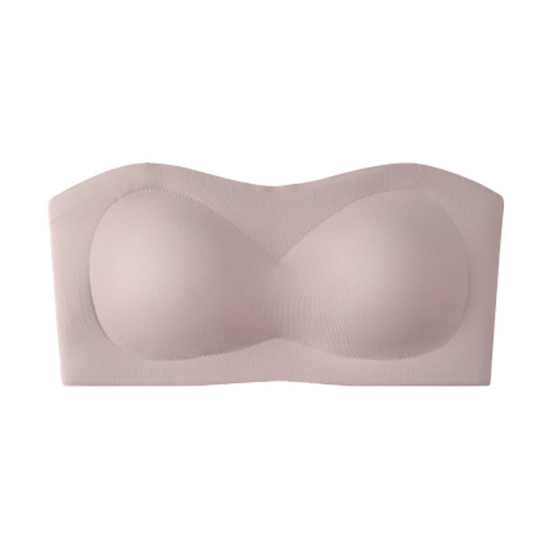 💥Limited Time Offer 50% OFF🥰💞Strapless Push-Up Bra – 360° Non-slip, Wireless & Breathable. 🛡️✨