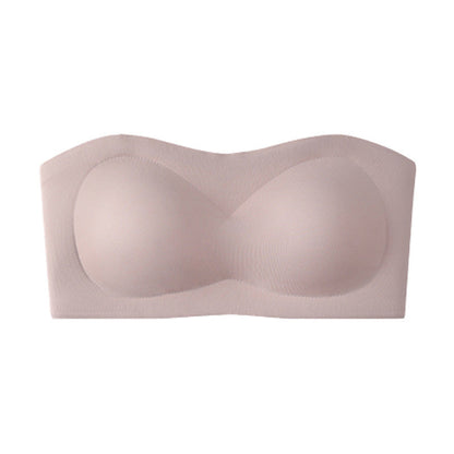 💥Limited Time Offer 50% OFF🥰💞Strapless Push-Up Bra – 360° Non-slip, Wireless & Breathable. 🛡️✨