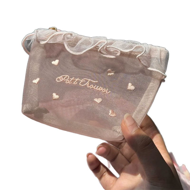 🔥Last Day Sale 50% OFF🔥Portable Sheer Mesh Makeup Bag