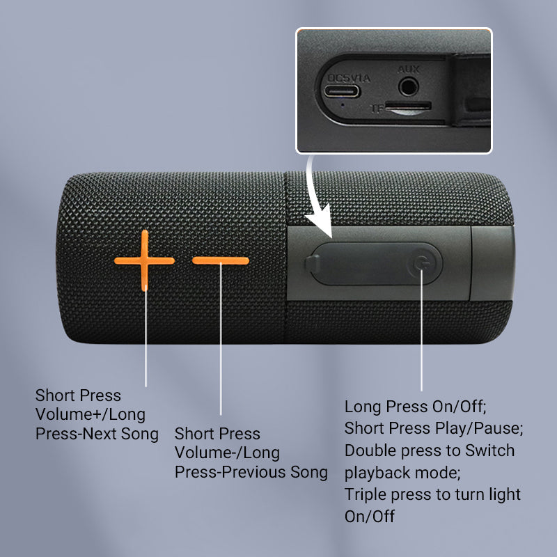 🥳2026 HOT SALE🥳💞 2-in-1 Magnetic Bluetooth Speaker