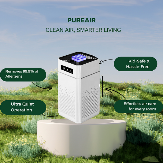🌿💨 Home Air Purifier – All-around protection 🛡️🏠 for fresh and clean indoor air, ideal for combating allergens, dust, and odors. 🎁