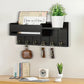 🔥 LAST DAY: 50% OFF!! 🏆Wall-Mounted Mail and Key Holder with Shelf