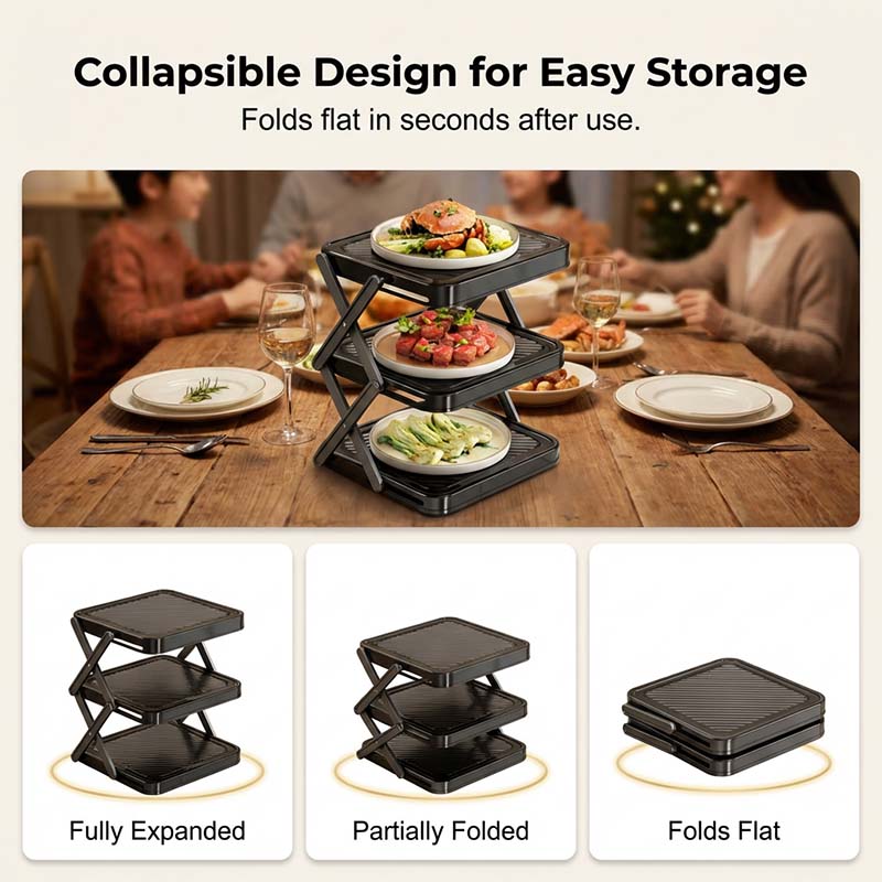 🔥2026 Hot sale 50% OFF🔥Multi-layer Dish & Prep Tray Storage Rack