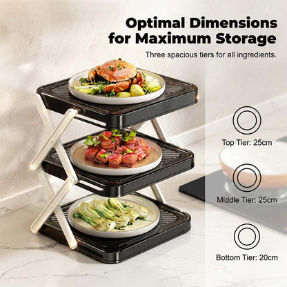 🔥2026 Hot sale 50% OFF🔥Multi-layer Dish & Prep Tray Storage Rack