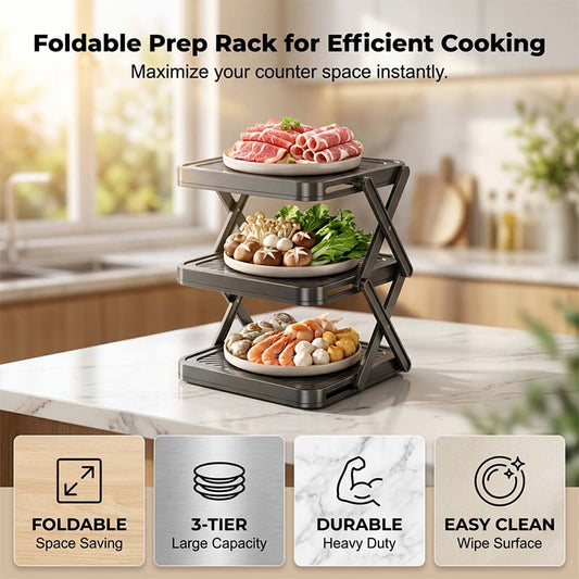 🔥2026 Hot sale 50% OFF🔥Multi-layer Dish & Prep Tray Storage Rack