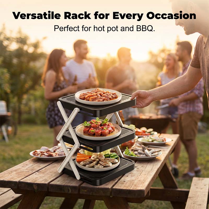 🔥2026 Hot sale 50% OFF🔥Multi-layer Dish & Prep Tray Storage Rack
