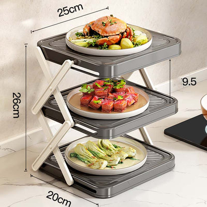 🔥2026 Hot sale 50% OFF🔥Multi-layer Dish & Prep Tray Storage Rack