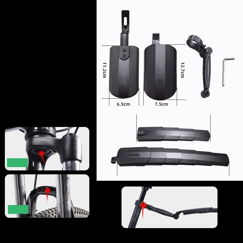🔥2026 Hot Sale 50% OFF🔥Retractable & Adjustable Bicycle Mudguard Set