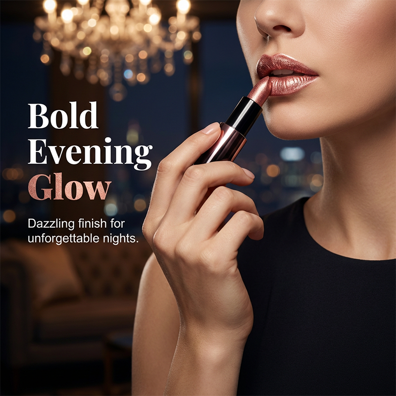 🔥New Arrivals for 2026✨3D Metallic Finish Lipstick for Dazzling Lips