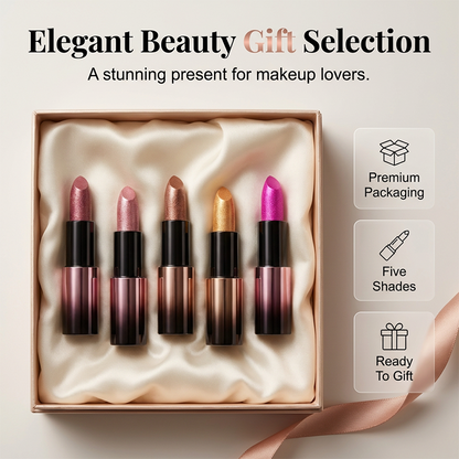 🔥New Arrivals for 2026✨3D Metallic Finish Lipstick for Dazzling Lips