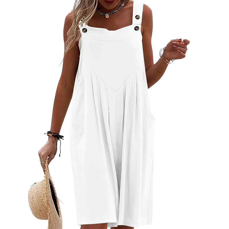 ⏳🔥LIMITED-TIME 50% OFF! 🌸 Sleeveless Wide-Leg Jumpsuit – Effortless Summer Style & Comfort ✨💃