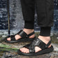 👞 50% OFF NOW! 🌿 Dual-Use Hollow Breathable Men’s Cowhide Sandals – Indoor/Outdoor, Cushioned Sole & Perfect for Summer Comfort ☀️