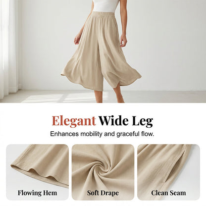⏰🔥LIMITED TIME 50% OFF! 👖 Women’s Lightweight Elastic Waist Crop Pants (S-3XL) – Comfortable, Flowy & Perfect for Casual Summer Outfits ✨🌿