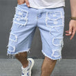 ⏳Time-Limited Special⏰Men's Ripped Denim Shorts with Frayed Details
