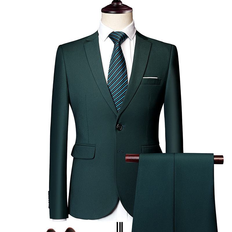 ✨👔50% OFF+FREE SHIPPING🔥Men's 2-piece modern fit business suit set