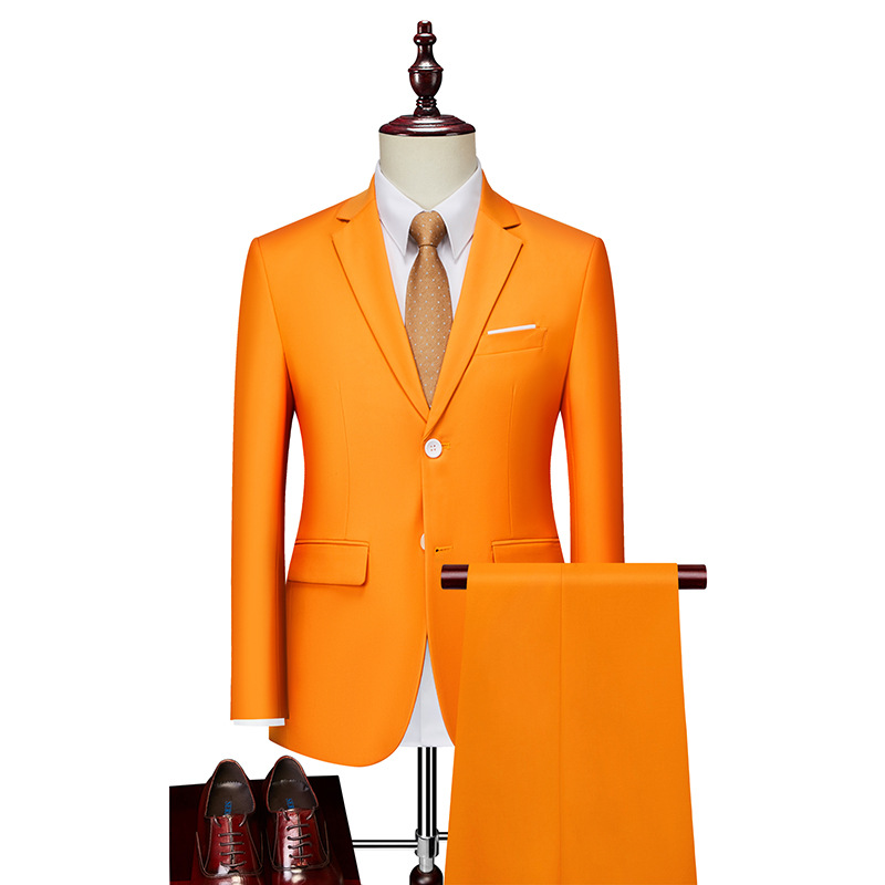 ✨👔50% OFF+FREE SHIPPING🔥Men's 2-piece modern fit business suit set
