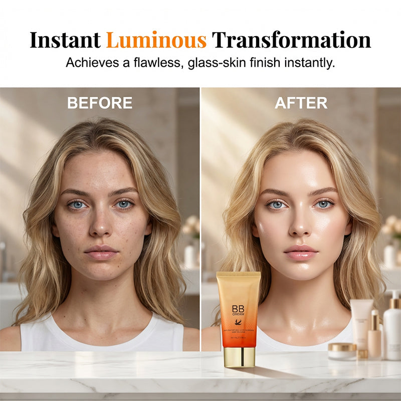 🧡LAST DAY SALE: BUY 1 GET 1  FREE!!🧡Hydrating BB Cream for a Flawless, Natural Finish