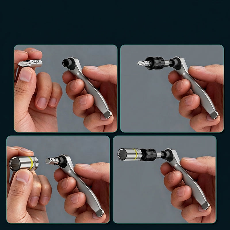 📢Hot Sale 50% OFF🍉38-in-1 Magnetic Ratcheting Screwdriver Set