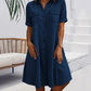 🔥 Limited-Time Sale – Up to 50% OFF🔥Women's Casual Denim Shirt Dress