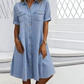🔥 Limited-Time Sale – Up to 50% OFF🔥Women's Casual Denim Shirt Dress
