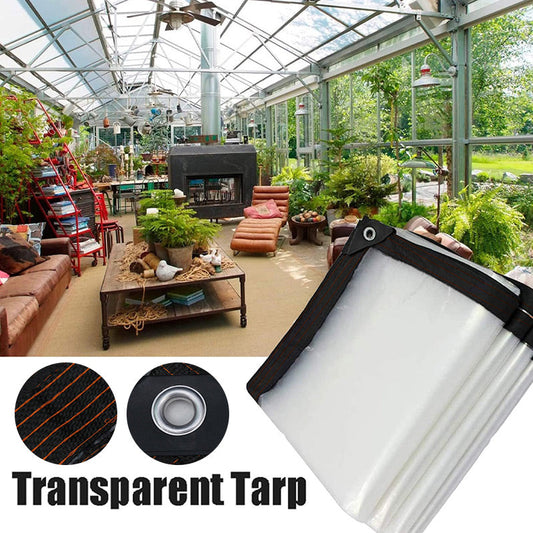 🔥 Hot Sale 50% OFF 🔥Heavy-Duty Transparent Waterproof Insulated Tarp