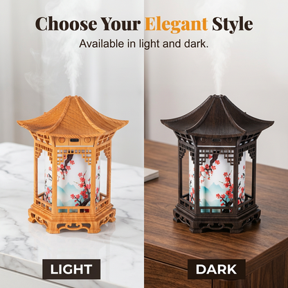 Elegant Pavilion Mist Humidifier🔥 More Than a Humidifier — It’s a Mood Upgrade