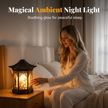 Elegant Pavilion Mist Humidifier🔥 More Than a Humidifier — It’s a Mood Upgrade