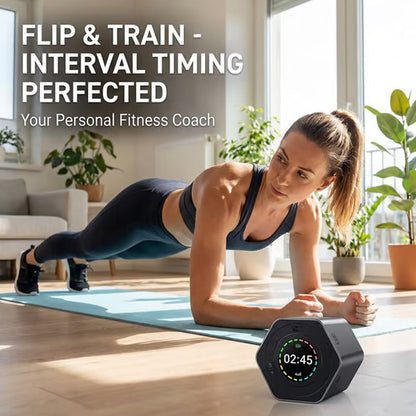 🌞 Freshen Up for Spring with 50% Off! 🔥 6-Sided Flip Timer | Digital Pomodoro & Focus Timer (USB-C) | Silent Kitchen Timer for Remote Work & Study