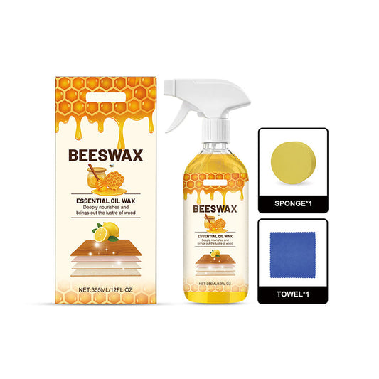 🪵 LIMITED-TIME 50% OFF! ✨ All-in-One Wood Beeswax Spray – 355ml, Cleans, Nourishes, Polishes 🌿