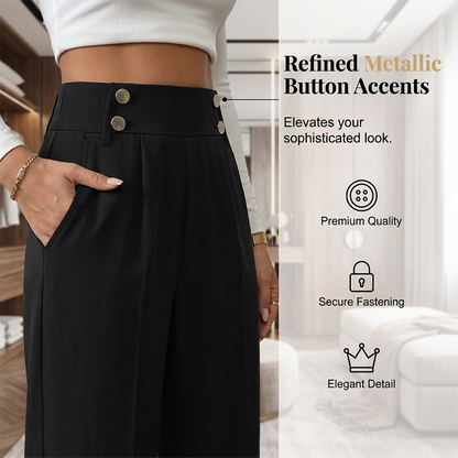 🌸Hot Sale 50% OFF💖Women's High-Waist Wide-Leg Trousers
