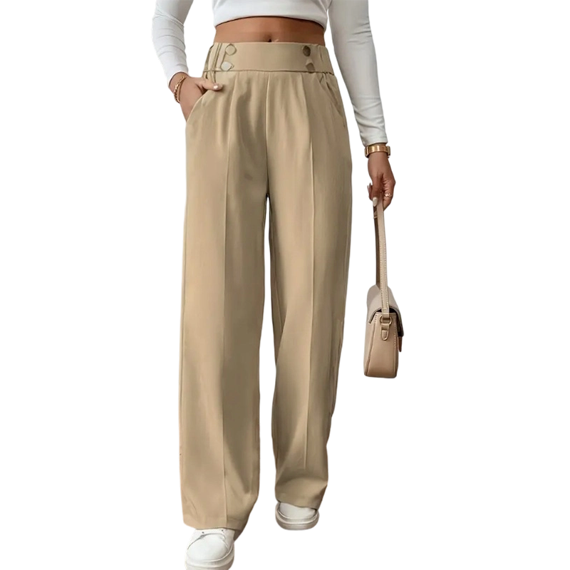 🌸Hot Sale 50% OFF💖Women's High-Waist Wide-Leg Trousers