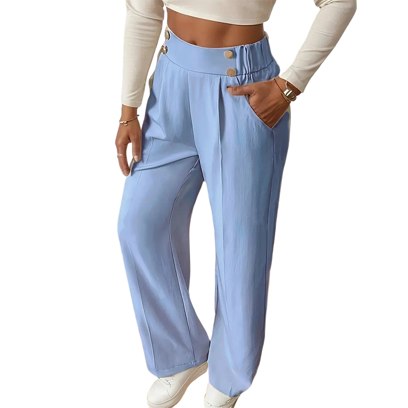 🌸Hot Sale 50% OFF💖Women's High-Waist Wide-Leg Trousers