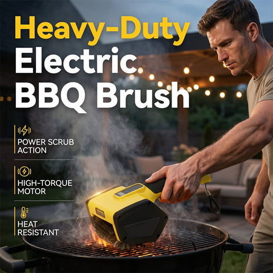 🔥Limited-time offer-Electric BBQ Grill Cleaning Brush