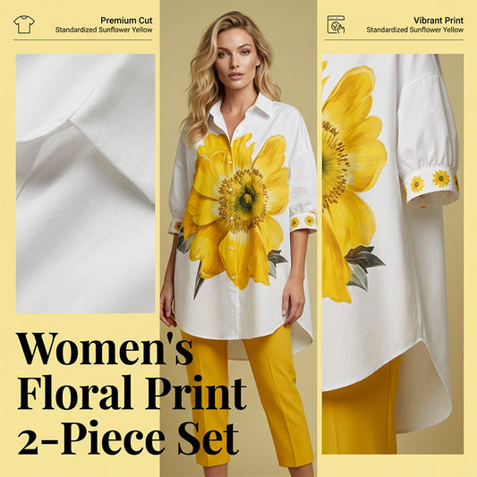 ⏰🔥LIMITED TIME 50% OFF! 🌸 Women’s Floral Print 2-Piece Set – Trendy, Comfortable & Perfect for Spring & Summer 💃✨