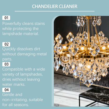 🥳2026 HOT SALE🥳💞50K+ SOLD!✨💦 50% OFF!  Chandelier Cleaning Spray – Residue‑Free & Safe on Crystals 💎✨【Limited Offer】