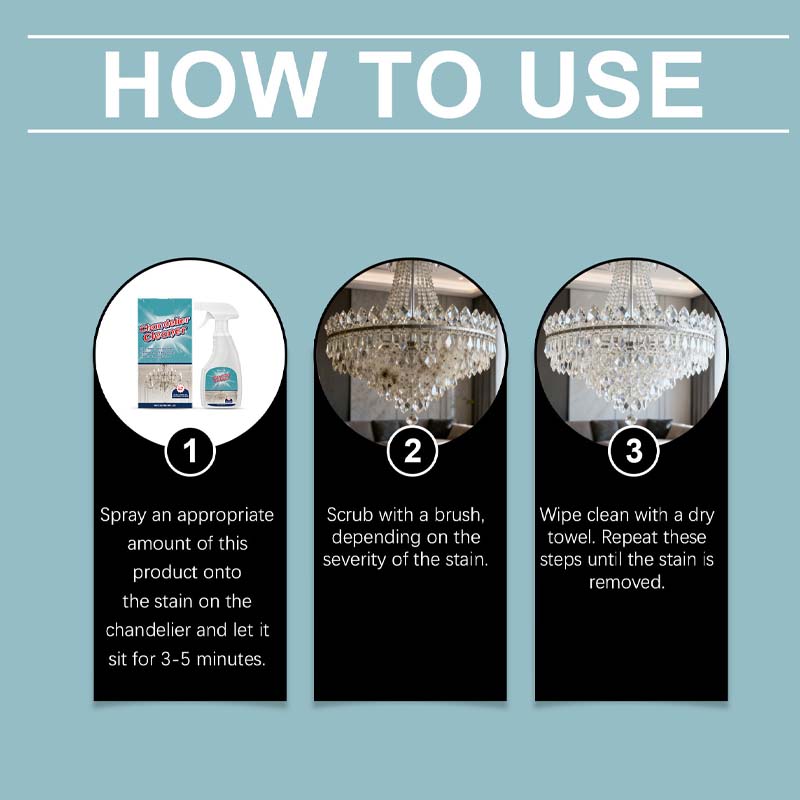 🥳2026 HOT SALE🥳💞50K+ SOLD!✨💦 50% OFF!  Chandelier Cleaning Spray – Residue‑Free & Safe on Crystals 💎✨【Limited Offer】