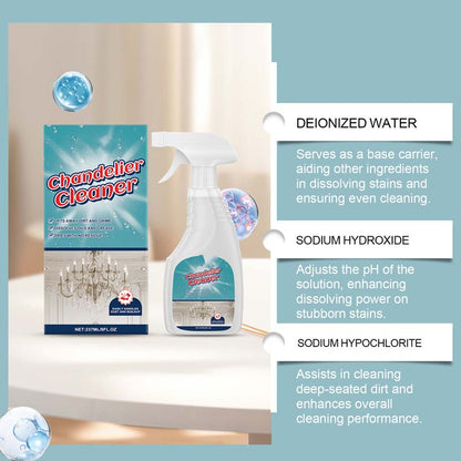🥳2026 HOT SALE🥳💞50K+ SOLD!✨💦 50% OFF!  Chandelier Cleaning Spray – Residue‑Free & Safe on Crystals 💎✨【Limited Offer】