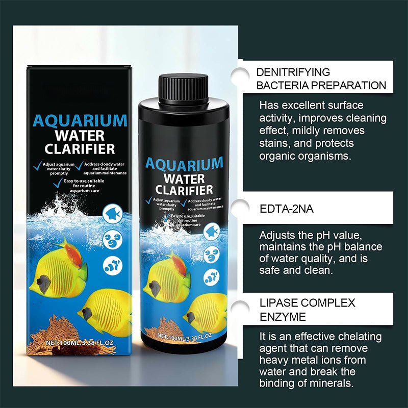 ⏰🔥LIMITED TIME 50% OFF! 🐠 Easy-Use Water Clarifier – Keep Your Fish Tank Crystal Clear & Healthy 🌊✨