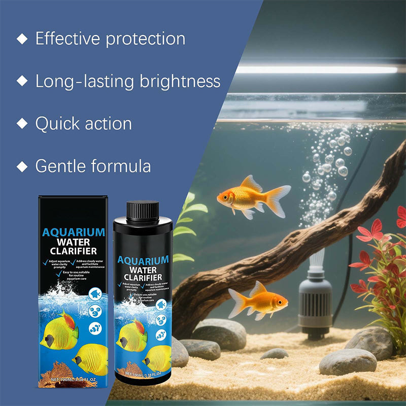⏰🔥LIMITED TIME 50% OFF! 🐠 Easy-Use Water Clarifier – Keep Your Fish Tank Crystal Clear & Healthy 🌊✨