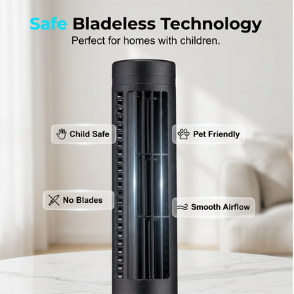 🎁2026 New Arrivals 50% OFF💥 USB-Powered Bladeless Tower Fan