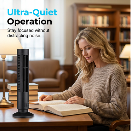 🎁2026 New Arrivals 50% OFF💥 USB-Powered Bladeless Tower Fan