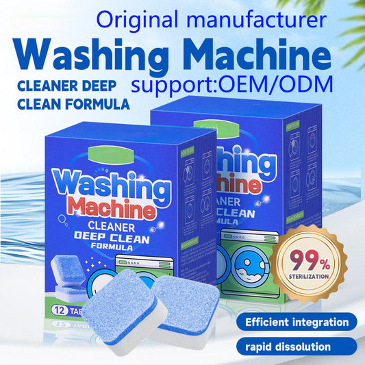 ⏰🔥LIMITED TIME 50% OFF! 🧼 Washing Machine Cleaner Tablets – Deep Clean, Remove Odor & Keep Your Washer Fresh ✨🏠