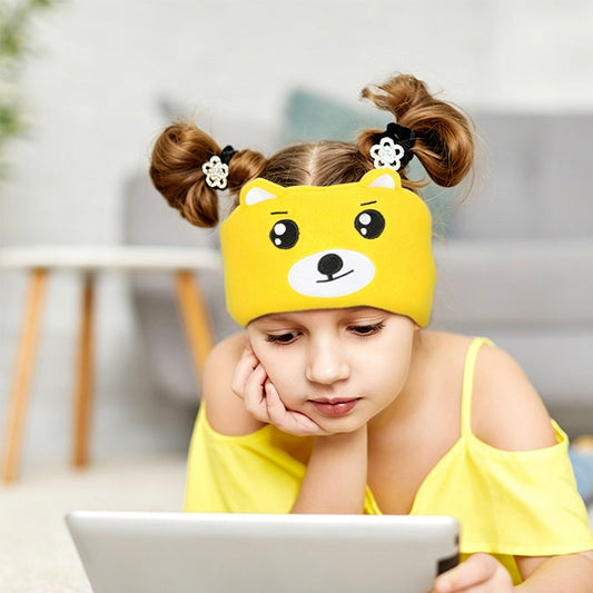 🥳2026 HOT SALE🥳💞50K+ SOLD!🎧😴 50% OFF! Kids‘ Bluetooth Headband – 2‑in‑1: soft headband & sleep mask. Perfect for travel or naps. 🧸✨
