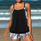 ✨ HALF-PRICE OFFER 👙 Women's Tankini with Blouson Top & Shorts 💥 Comfortable, Modern & Ideal for the Beach & Pool ☀️