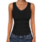 ⛱️Last Day Special Price OFF!!💞Women's V-Neck Ribbed Knit Tank Top