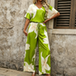 🎨Women's Floral Print Top & Wide-Leg Pants Set 🌸Summer Elegance Made Easy