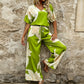 🎨Women's Floral Print Top & Wide-Leg Pants Set 🌸Summer Elegance Made Easy