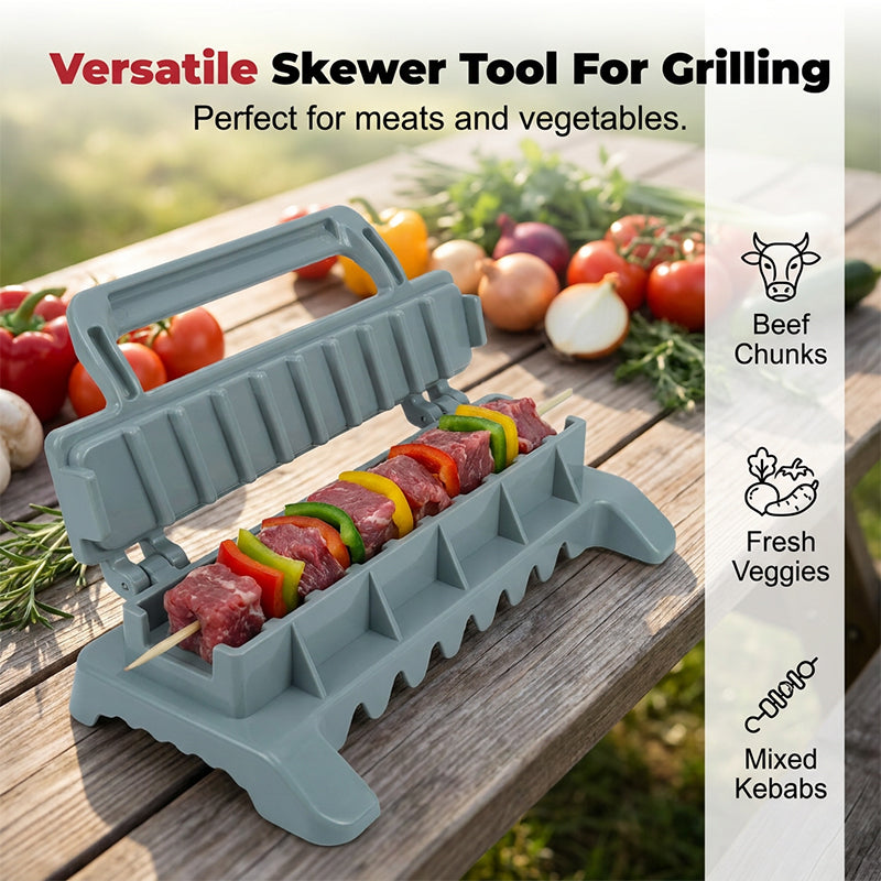 🔥50% OFF🍢 Skewer Molds | Quick shaping · No messy hands · Even heating · Non-stick and easy to clean